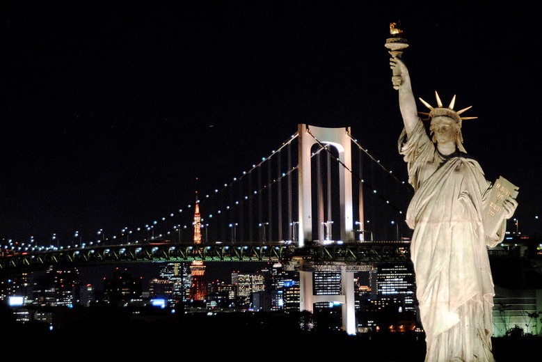 Statue of Liberty in Tokyo Japan